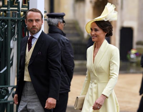 James Middleton and Pippa Middleton at King Charles III's coronation in May 2023